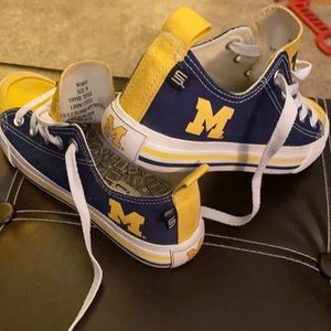 University of Michigan skicks shoes